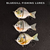 HERCULES 2-jointed Singking Lure Sunfish Lures Fishing Lure HERCULES
