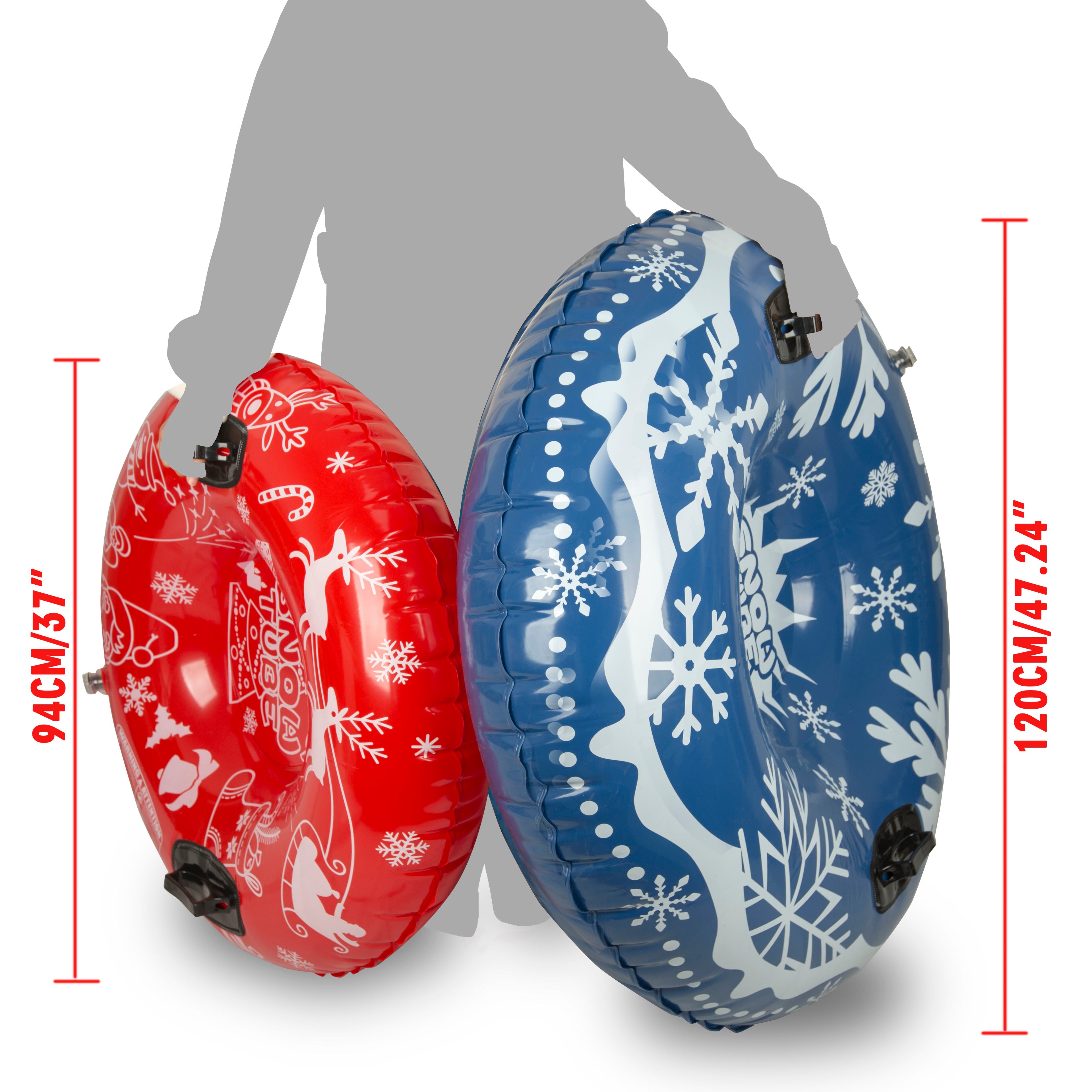 HERCULES Snow Tube, Inflatable Sleds for Kids and Adults with Handles HERCULES