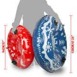 HERCULES Snow Tube, Inflatable Sleds for Kids and Adults with Handles HERCULES