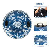 HERCULES Snow Tube, Inflatable Sleds for Kids and Adults with Handles HERCULES