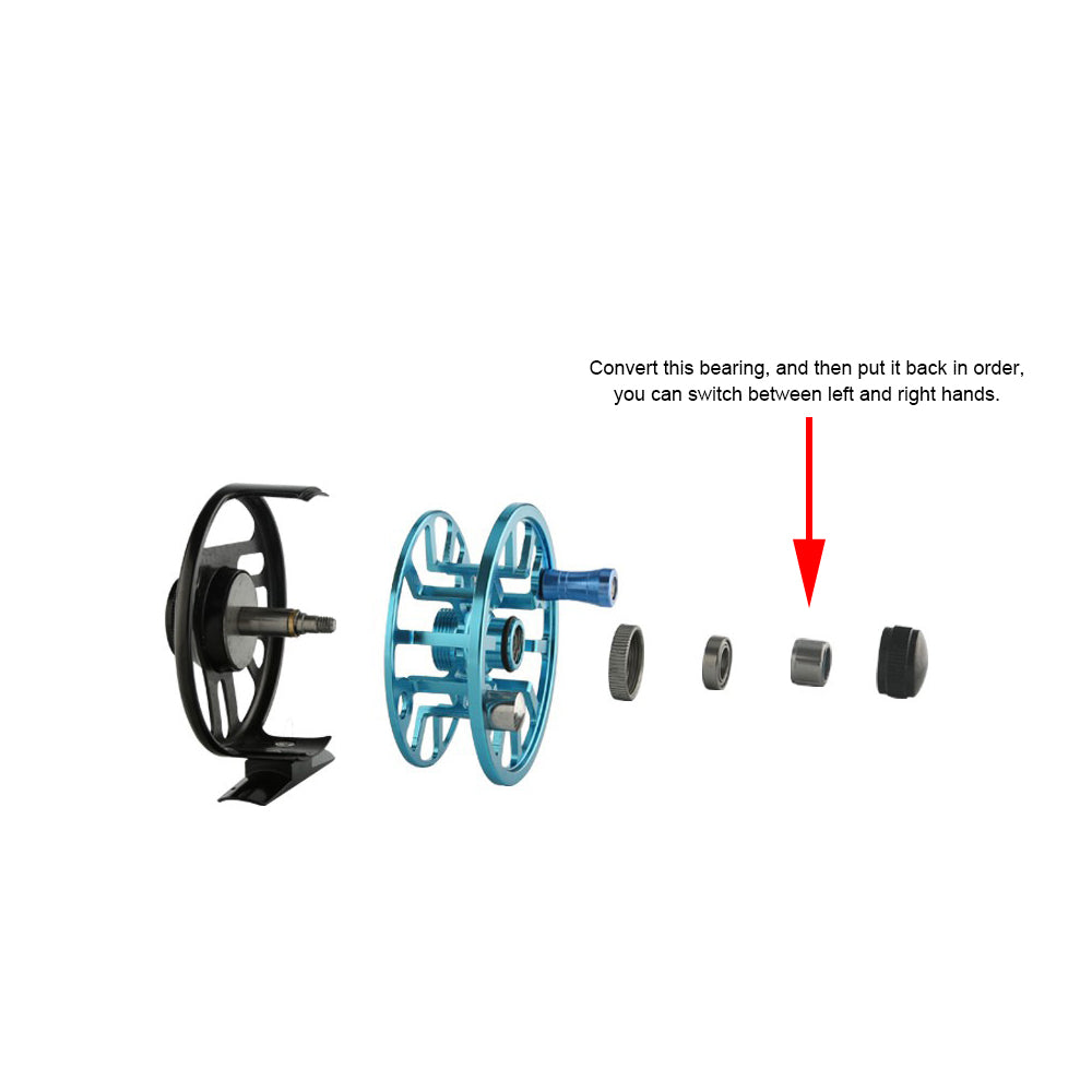 HERCULES Fly Fishing Reel CNC-machined Aluminum Alloy HERCULES