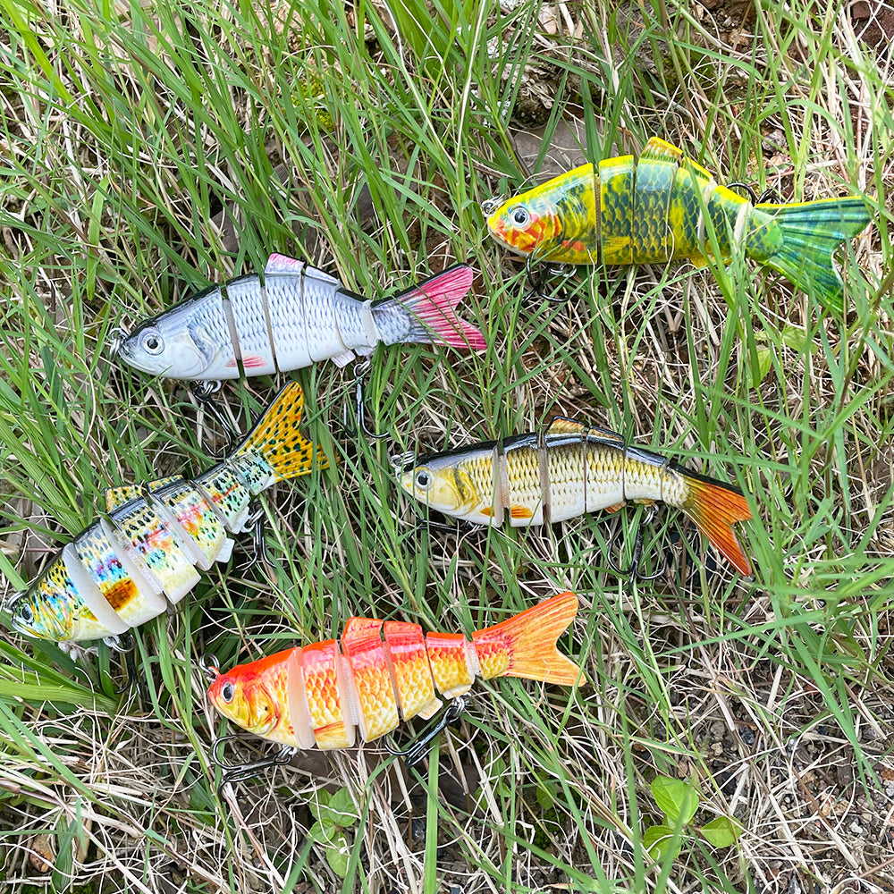 HERCULES Multi Jointed Swimbaits Fishing Lures 6-Jointed Baits HERCULES