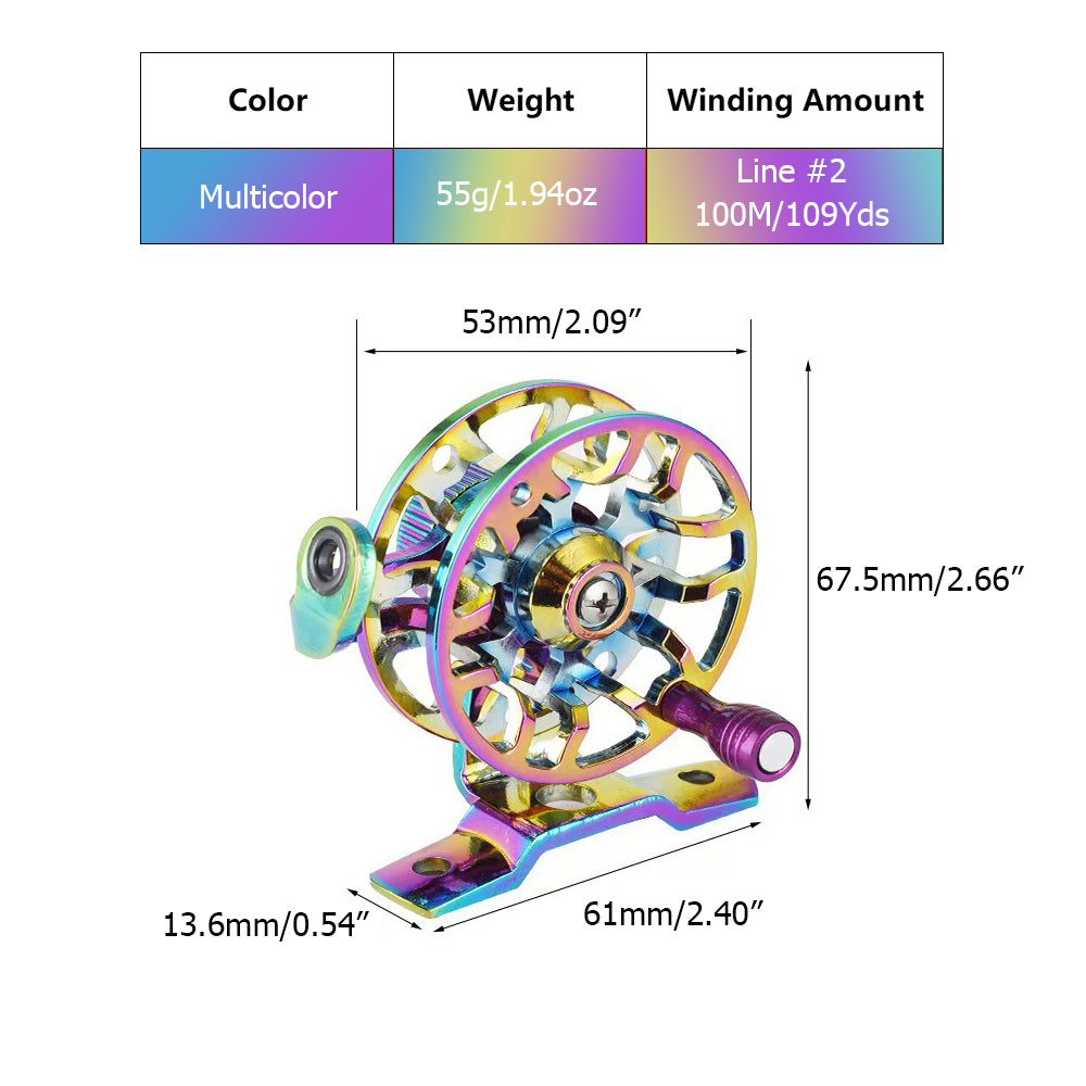 Aluminum Alloy Ice Fishing Reel HERCULES