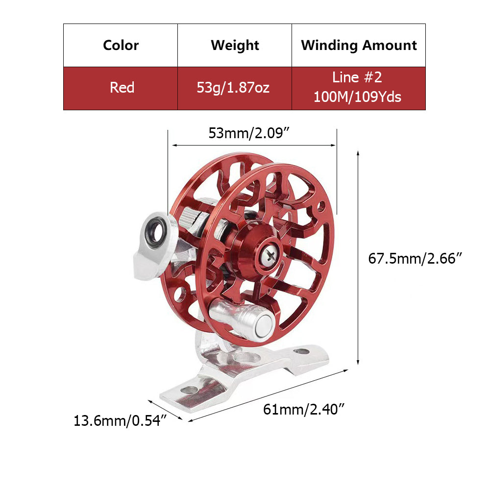 Aluminum Alloy Ice Fishing Reel HERCULES