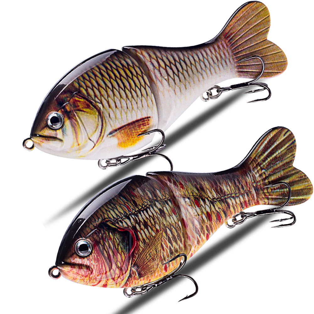 HERCULES 5.12" Multi Jointed Cute Fishing Lure Swimbaits HERCULES