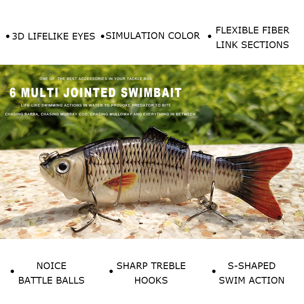 HERCULES Multi Jointed Swimbaits Sinking Lures HERCULES