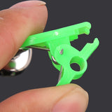 HERCULES Wingsflying 20 Pcs Fishing Rod Extra Loud Alarm Dual Alert Bell Green Silver Tone HERCULES SALE