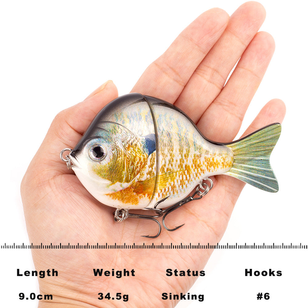 HERCULES 2-jointed Singking Lure Sunfish Lures Fishing Lure HERCULES