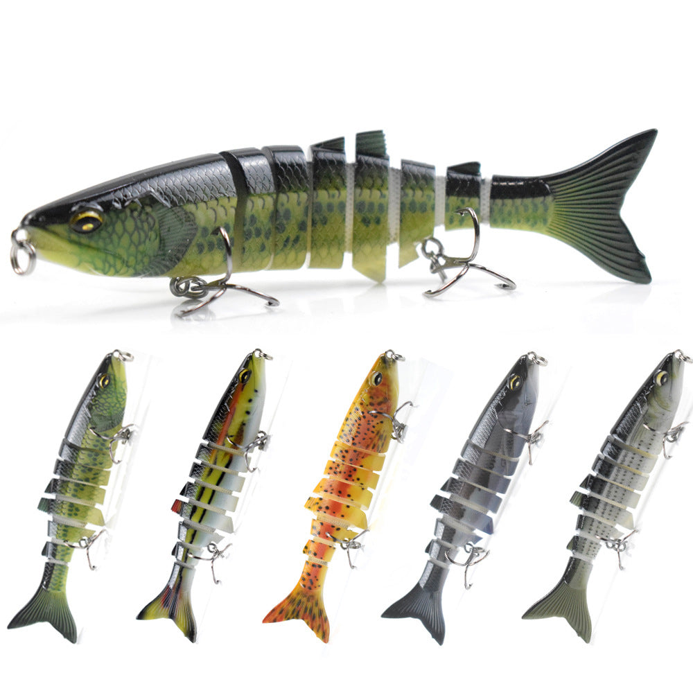 HERCULES 4.72" Multi-jointed Sinking Fishing Lure Swimbait HERCULES