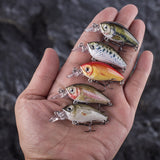 HERCULES Mini Crank Baits 4.5cm 3.5g 5pcs with PP Box HERCULES
