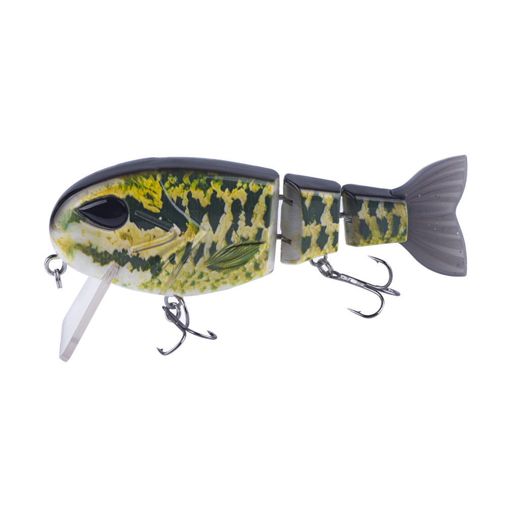 HERCULES 4.72" Multi-jointed Floating Lure with Soft Tail Fishing Lures HERCULES