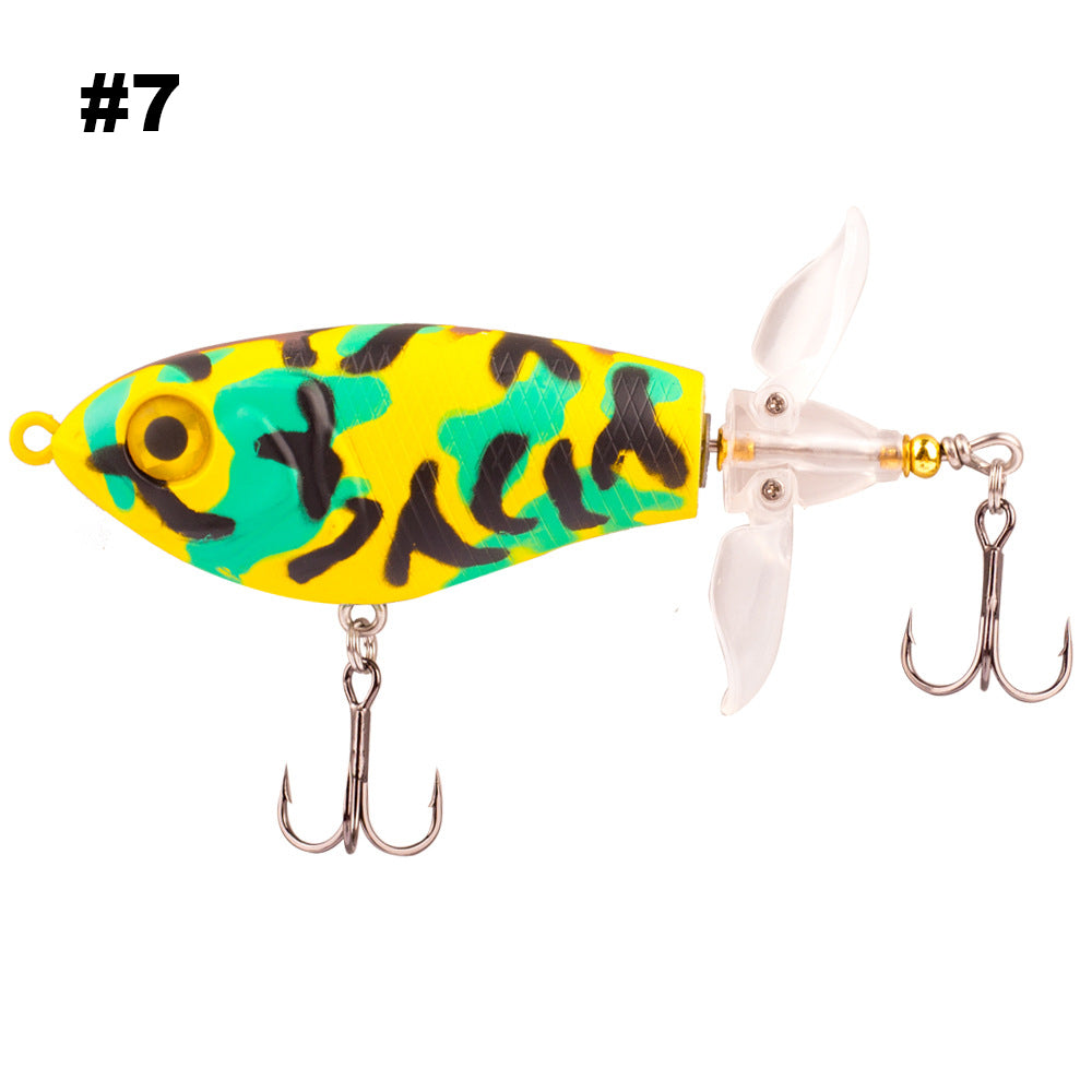 HERCULES Topwater Fishing Lures with Double Floating Rotating Tails HERCULES