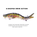HERCULES Fishing Lures Multi Jointed Swimbaits Slow Sinking Bionic Lures HERCULES SALE
