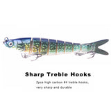 HERCULES Fishing Lures Multi Jointed Swimbaits Slow Sinking Bionic Lures HERCULES SALE