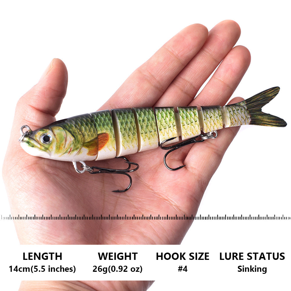 HERCULES Fishing Lures Multi Jointed Swimbaits Slow Sinking Bionic Lures HERCULES SALE