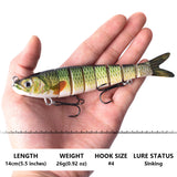 HERCULES Fishing Lures Multi Jointed Swimbaits Slow Sinking Bionic Lures HERCULES SALE