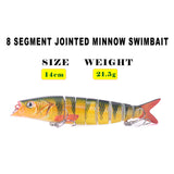 HERCULES Multi Jointed Swimbaits Sinking Lures HERCULES