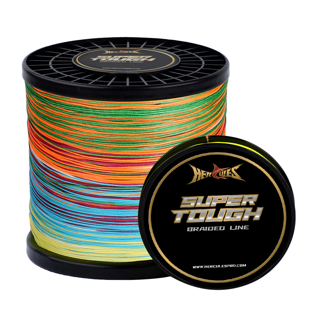 HERCULES SUPER TOUGH Multicolor Braided Fishing Line HERCULES