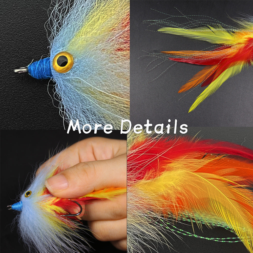 HERCULES Multicolor Fly Fishing Flies Streamer Flies, Fly Fishing Lures HERCULES
