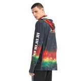 HERCULES with Neck Gaiter Men's Fishing Hoodie Sun Protection Long Sleeve Fishing Shirt Upf 50+ HERCULES