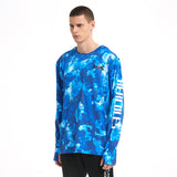 HERCULES Men's Gaiter Fishing Hoodie Sun Protection Long Sleeve Fishing Shirt Upf 50+ HERCULES