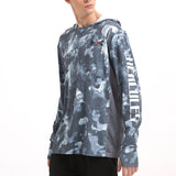 HERCULES Men's Gaiter Fishing Hoodie Sun Protection Long Sleeve Fishing Shirt Upf 50+ HERCULES