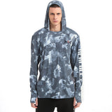 HERCULES Men's Gaiter Fishing Hoodie Sun Protection Long Sleeve Fishing Shirt Upf 50+ HERCULES