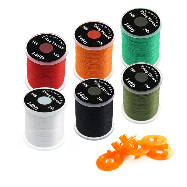 140D Fly Tying Thread Kit Material Tie Dry Wet Flies Nymph Elastic Wire  Nylon Scud Flies