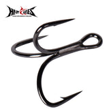 HERCULES 2 times shortened shank, corrosion-resistant triple anchor hook Saltwater Freshwater #2 #4 #6 #8