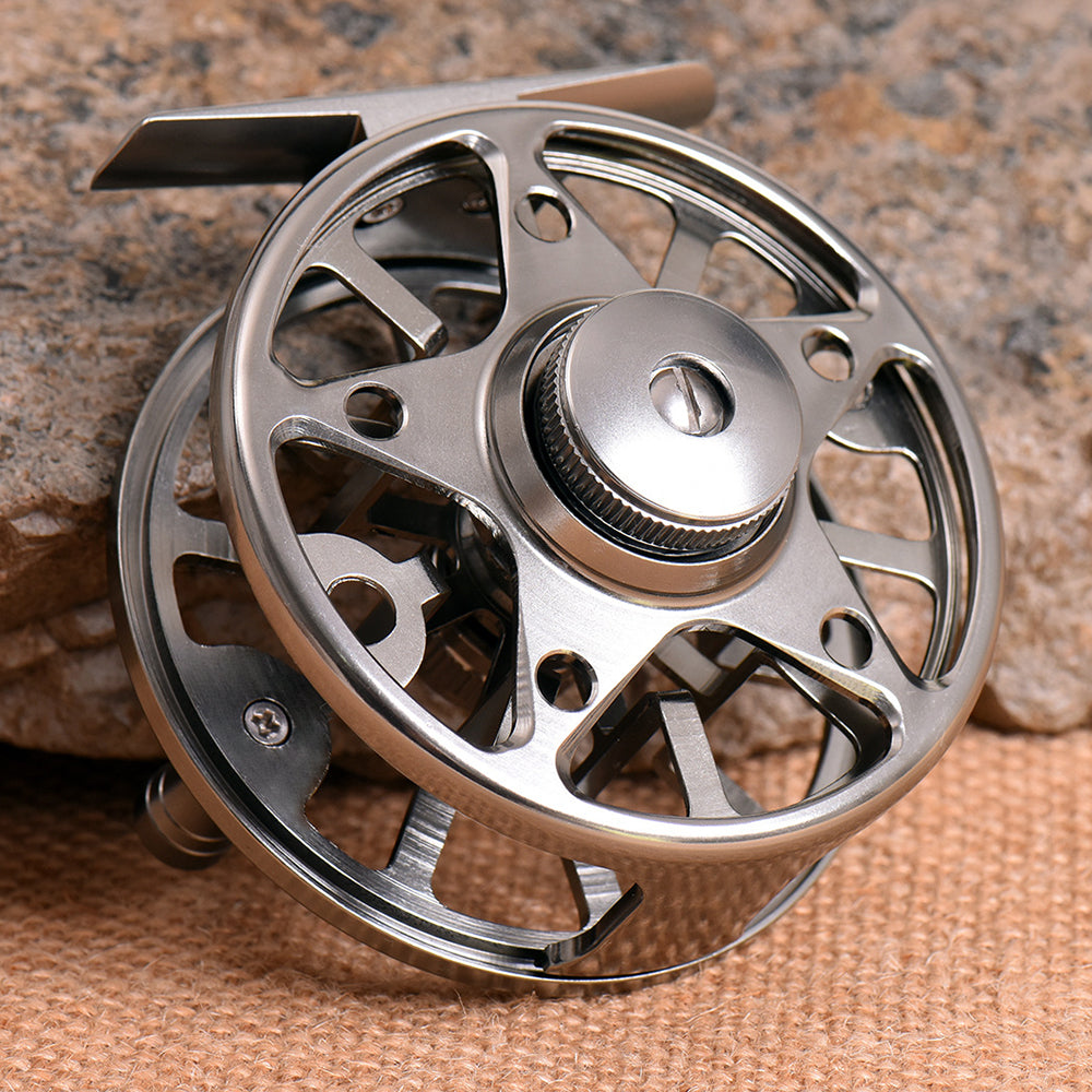 HERCULES Fly Fishing Reel CNC-machined Aluminum Alloy Body 3/4wt HERCULES
