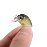 HERCULES 5Pcs/Box Mini Crankbaits Set Fishing Lures Hard Baits Swimbaits Boat Ocean Topwater Lures for Trout Bass Perch Fishing Lures HERCULES SALE