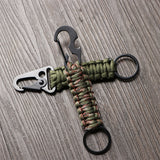 HERCULES Paracord Keychain with Carabiner for Outdoor HERCULES