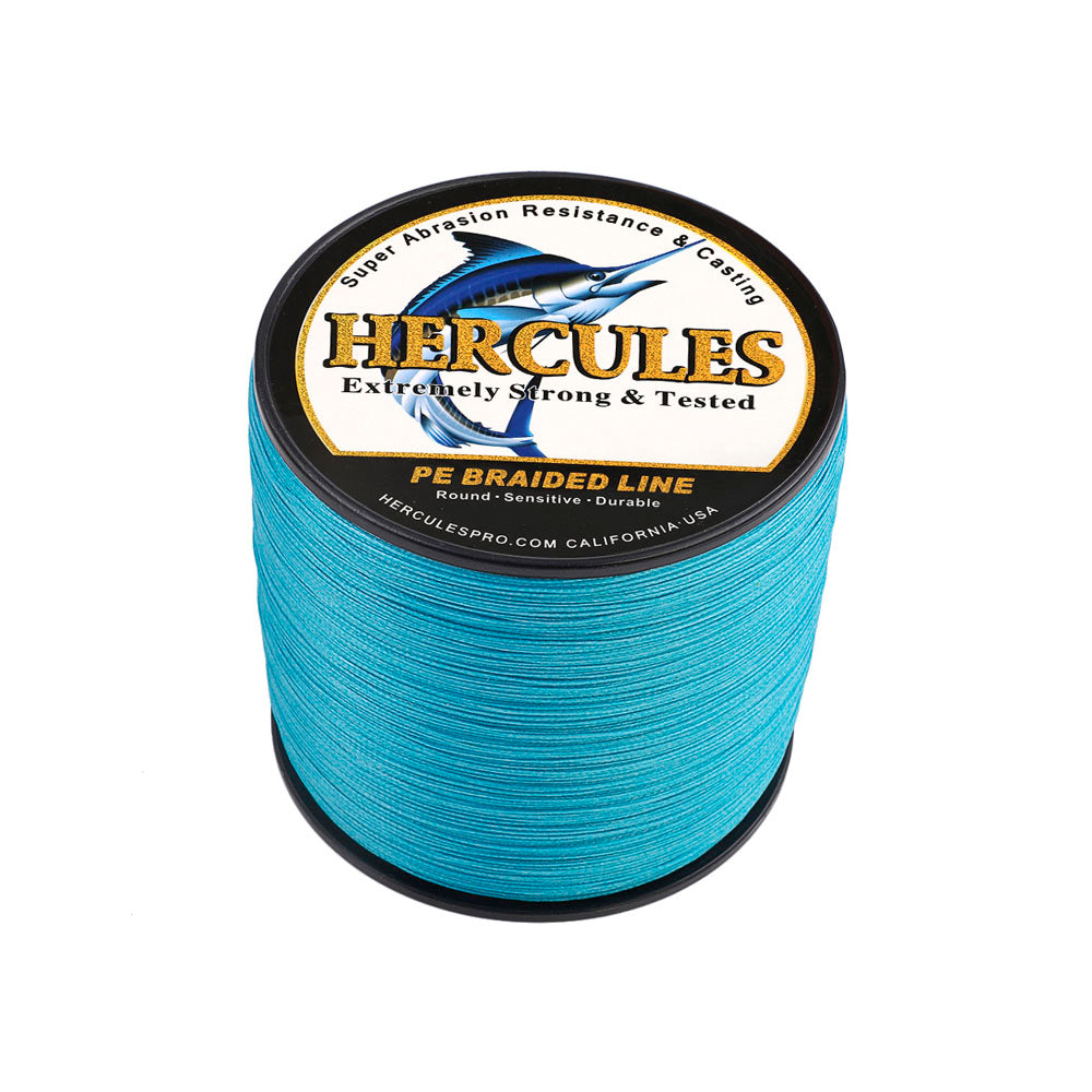 2000M 2187Yds Blue 10lb-200lb HERCULES PE braid Fishing Line 8 Strands HERCULES