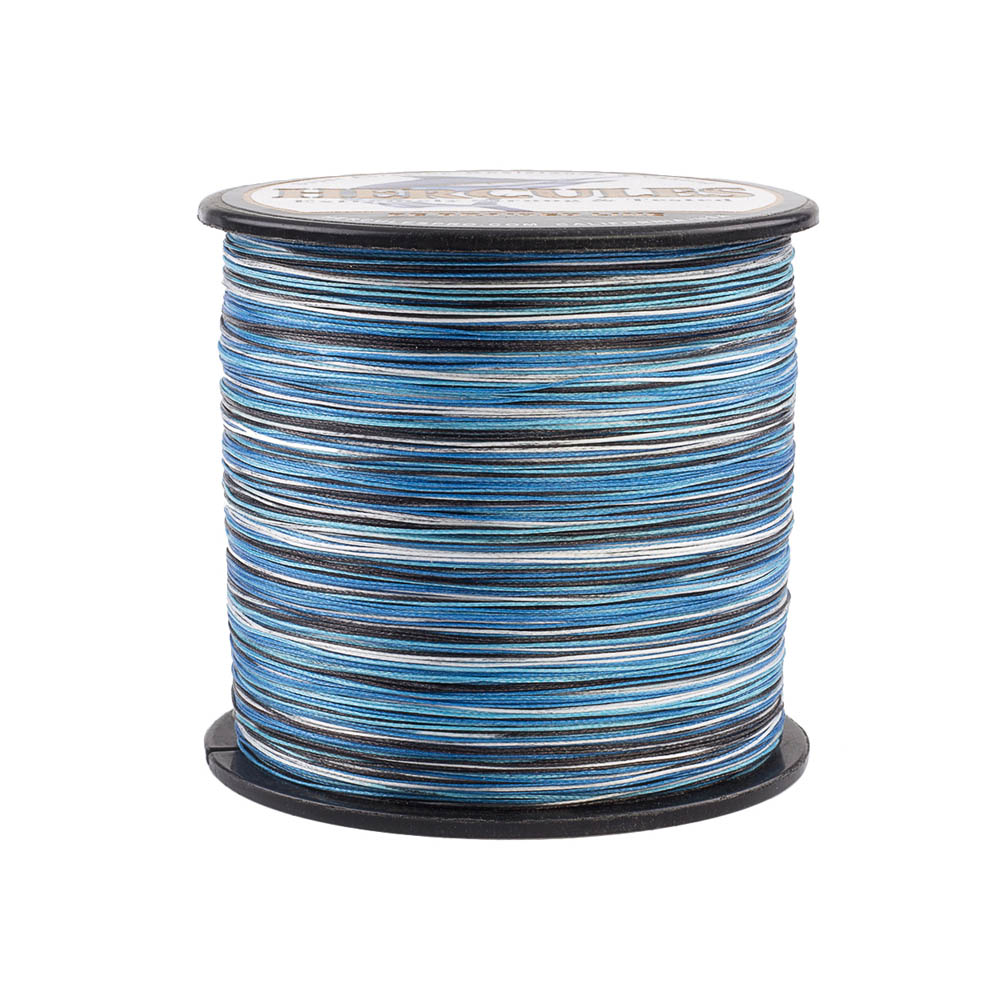 1500M 1640Yds Camo Blue 10lb-200lb HERCULES PE Braided Fishing Line 8 Strands HERCULES