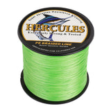 2000M 2187Yds Fluorescent Green 10lb-200lb HERCULES PE braid Fishing Line 8 Strands HERCULES