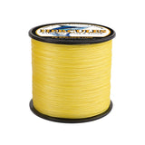 1500M 1640Yds Yellow 10lb-200lb HERCULES PE braid Fishing Line 8 Strands HERCULES