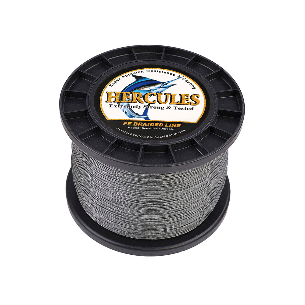 1000M 1094Yds Grey 10lb-300lb HERCULES PE braid Fishing Line 8 Strands HERCULES
