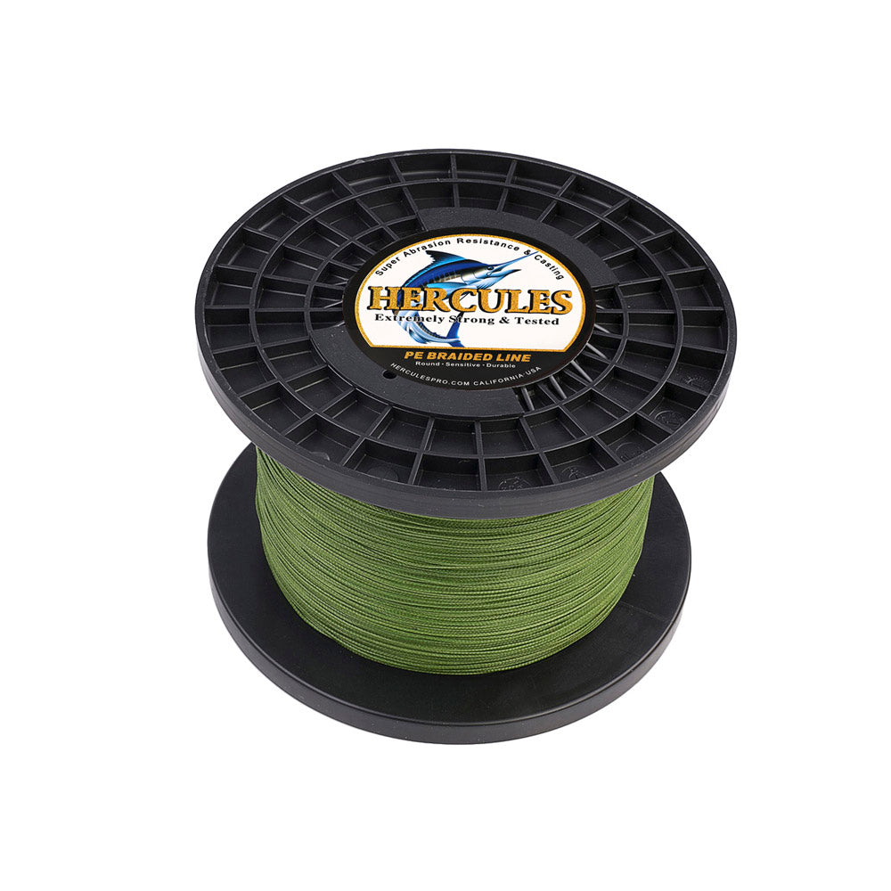 1000M 1094Yds Army Green 10lb-300lb 8 Strands HERCULES PE Braided Fishing Line HERCULES