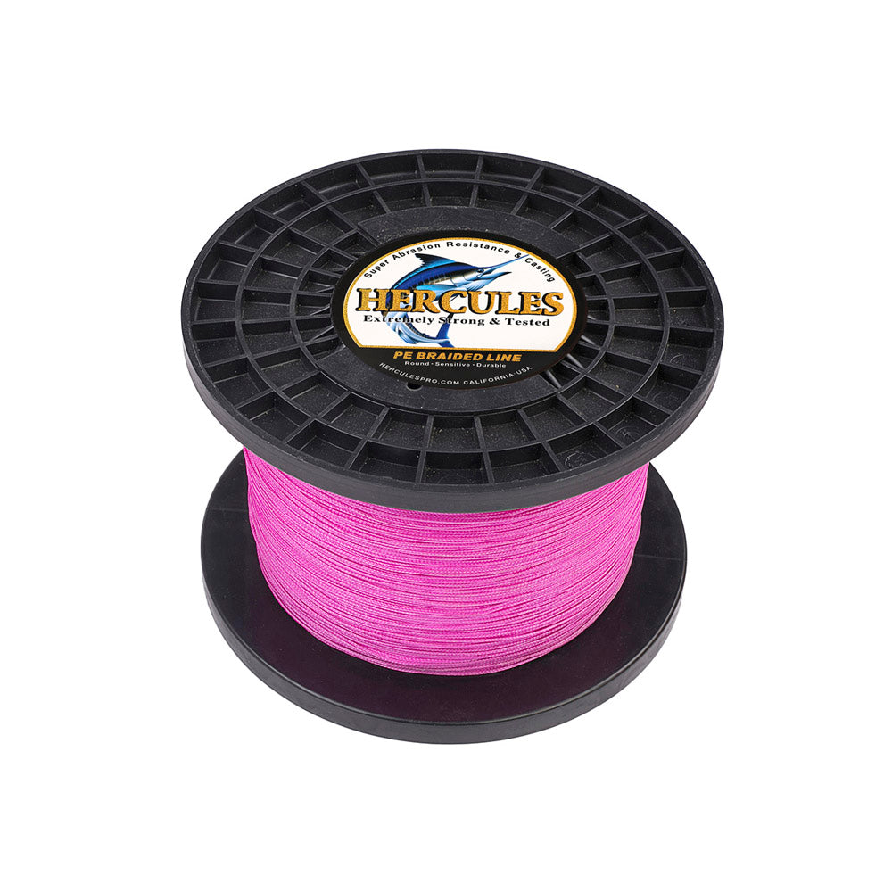 1000M 1094Yds Pink 10lb-300lb HERCULES PE braid Fishing Line 8 Strands HERCULES