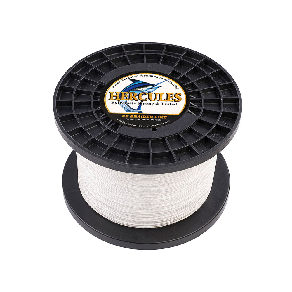1000M 1094Yds White 10lb-300lb HERCULES PE braid Fishing Line 8 Strands HERCULES
