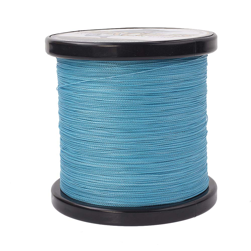 1500M 1640Yds Blue 6lb-100lb HERCULES PE Braid Fishing Line 4 Strands HERCULES