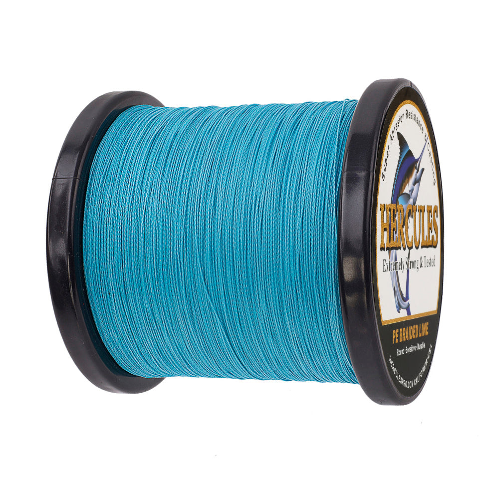 2000M 2187Yds Blue 6lb-100lb HERCULES PE Braided Fishing Line 4 Strands HERCULES