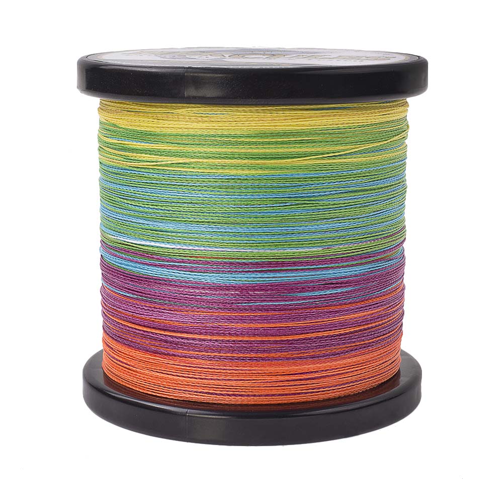 1500M 1640Yds Multicolor 6lb-100lb HERCULES PE Braid Fishing Line 4 Strands HERCULES