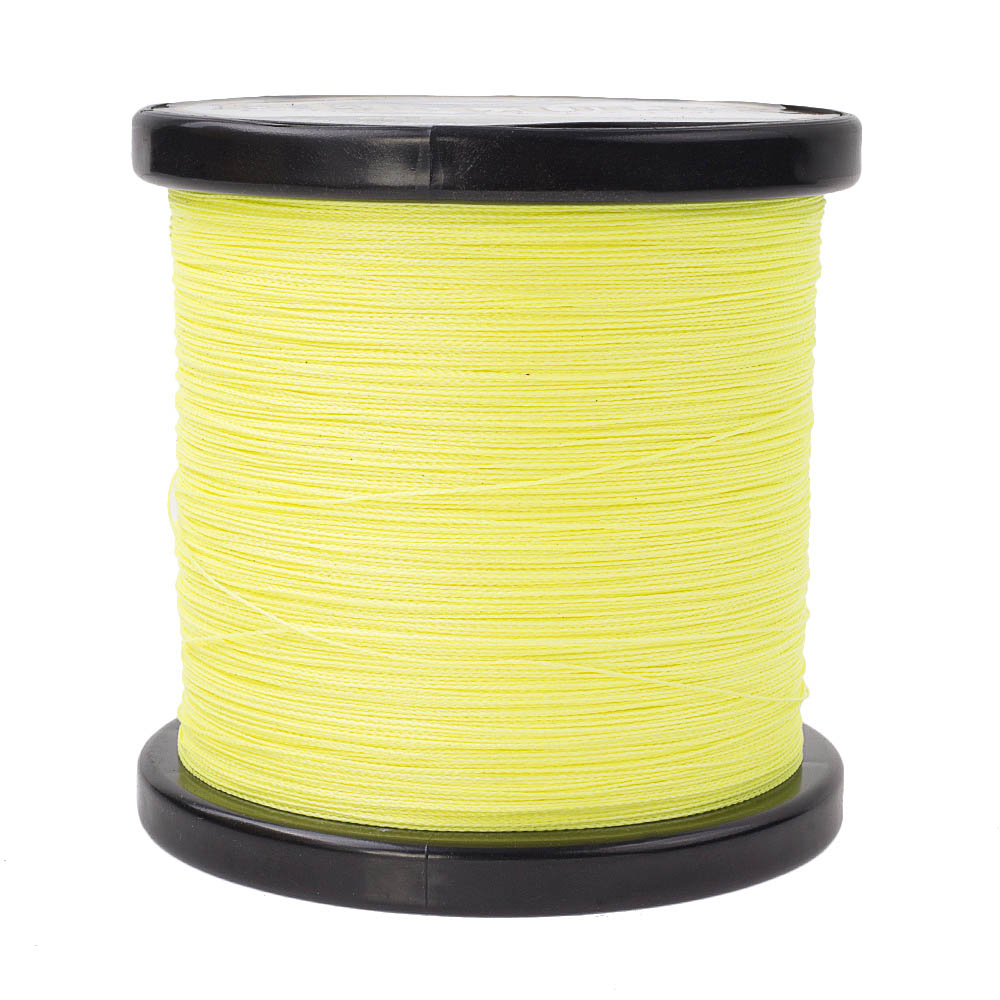 1500M 1640Yds Fluorescent Yellow 6lb-100lb HERCULES PE Braided Fishing Line 4 Strands HERCULES