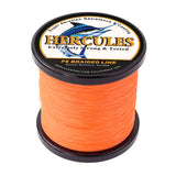 1000M 1094Yds Orange 6lb-100lb HERCULES PE Braid Fishing Line 4 Strands HERCULES