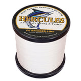 2000M 2187Yds White 10lb-200lb HERCULES PE braid Fishing Line 8 Strands HERCULES
