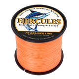 1000M 1094Yds Orange 6lb-100lb HERCULES PE Braid Fishing Line 4 Strands HERCULES