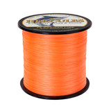 2000M 2187Yds Orange 6lb-100lb HERCULES PE Braid Fishing Line 4 Strands HERCULES
