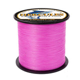 1500M 1640Yds Pink 6lb-100lb HERCULES PE Braid Fishing Line 4 Strands HERCULES