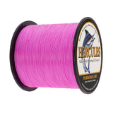 2000M 2187Yds Pink 6lb-100lb HERCULES PE Braided Fishing Line 4 Strands HERCULES